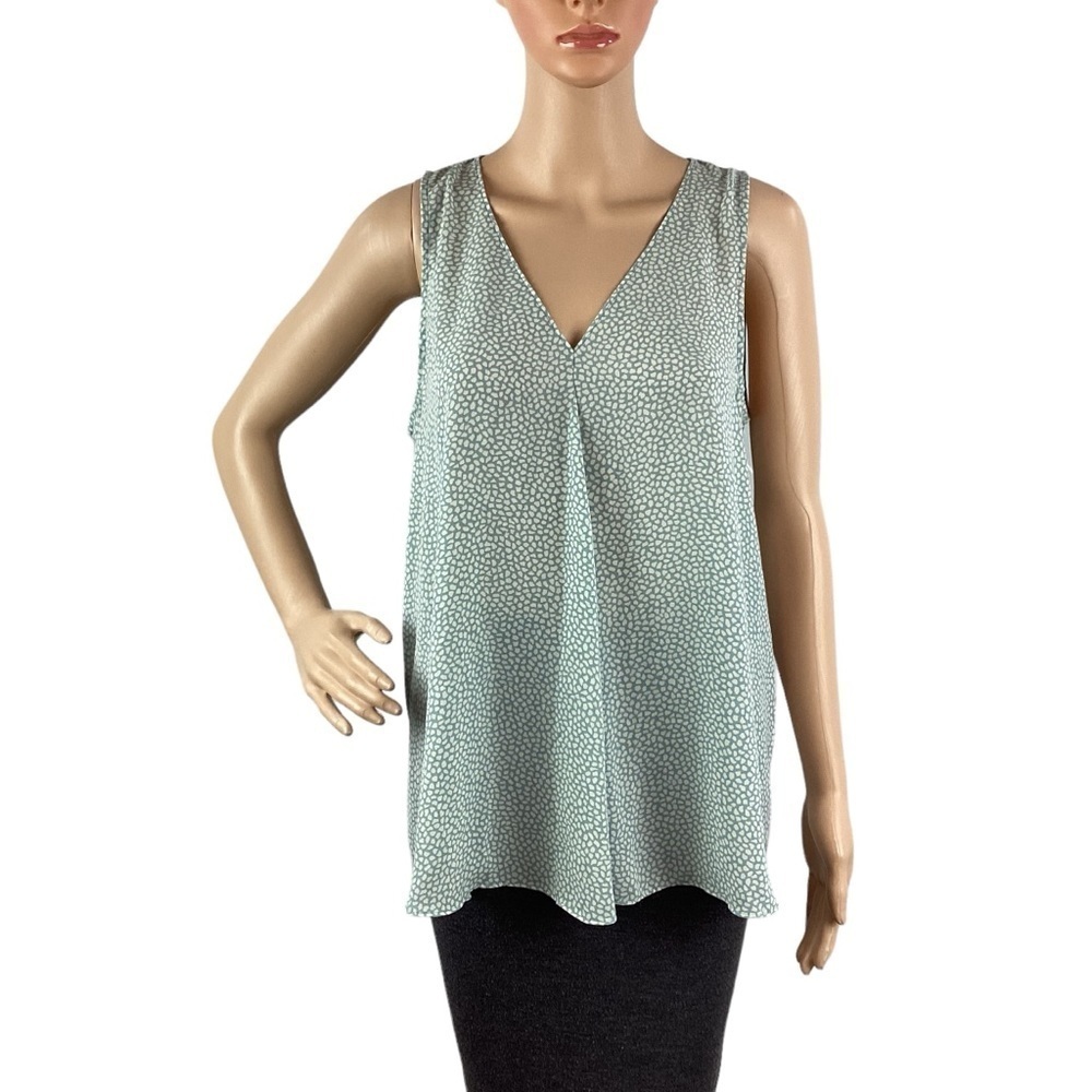 Vince Camuto Top Size M Blue White